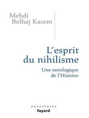 cover image of L'esprit du nihilisme